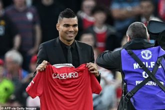 Manchester United paraded Casemiro