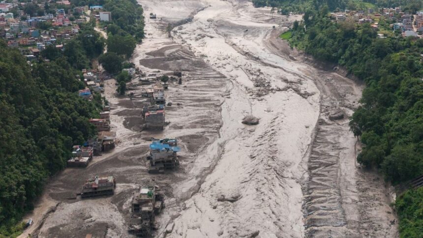 Nepal Tibet flood