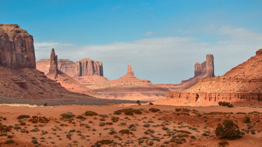 Desert mountain landscape, representative image