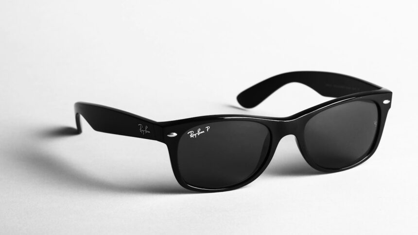 AI smart glasses on a table