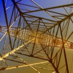 Electricity transmission towers representing Pakistan power grid