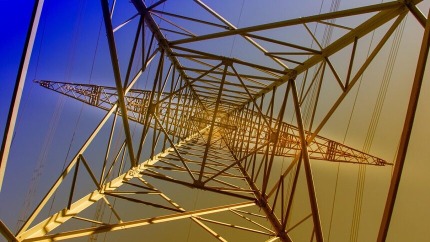 Electricity transmission towers representing Pakistan power grid