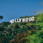 The Hollywood sign overlooking Los Angeles