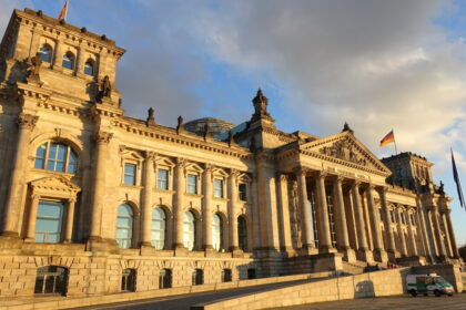 The Reichstag building in Berlin, home of the German Bundestag