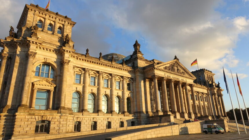 The Reichstag building in Berlin, home of the German Bundestag