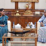 Saima Wazed meets Sheikh Hasina in Dhaka, March 2024