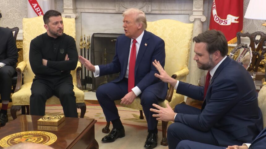 Trump and Zelenskyy at a prior Oval Office meeting